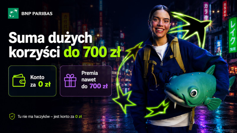 Konto Otwarte na Ciebie z premią 700 zł