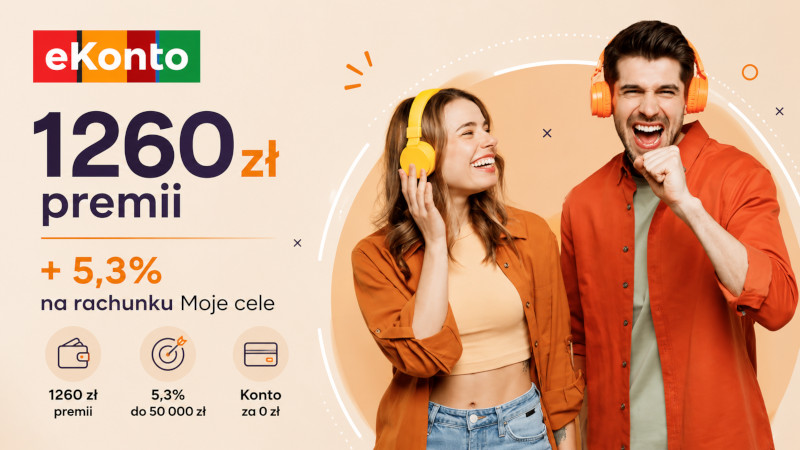 eKonto do usług z premią do 1260 zł