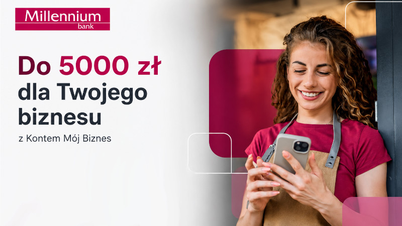 Konto Mój Biznes z premią do 5000 zł